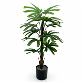 Artificial Textured Rhapis Plant Decor - 4.5 ft (128 cm)